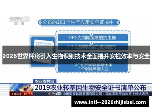 2026世界杯将引入生物识别技术全面提升安检效率与安全